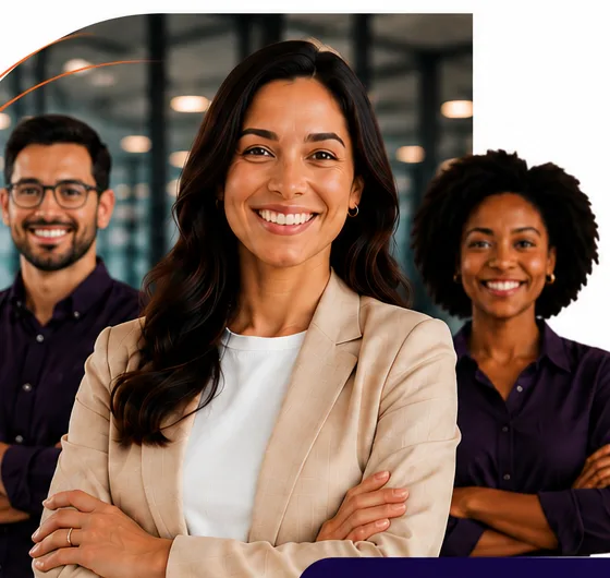 Equipe Mobi Benefícios em ambiente de escritório moderno
